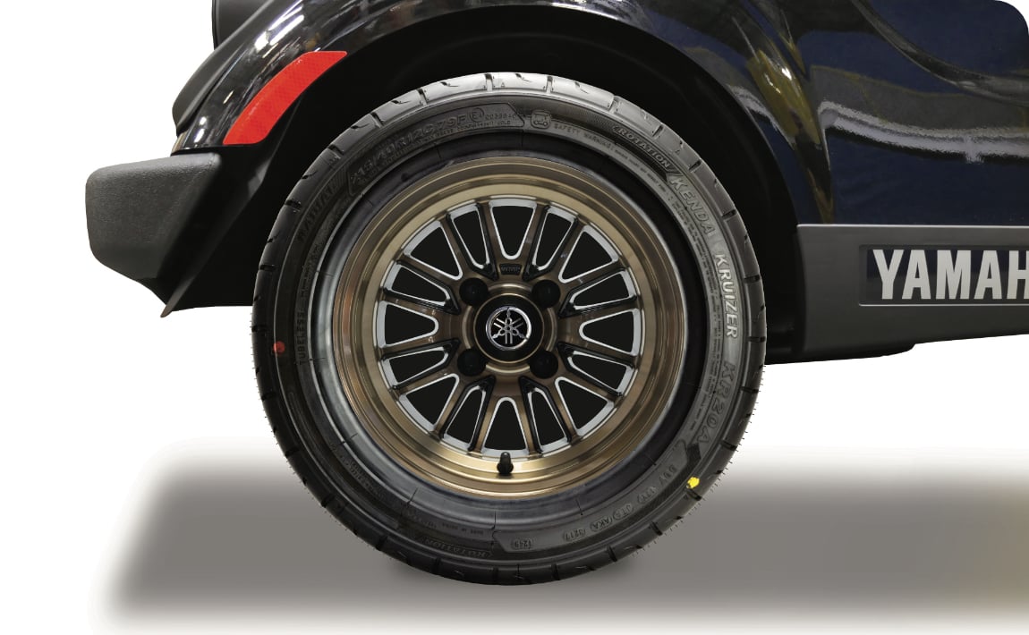12" 16-Spoke V-Series Radial Bronze Alloy Wheels